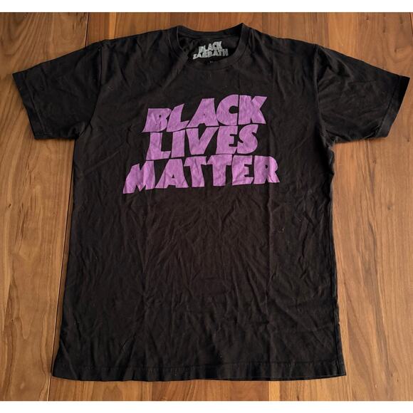 Black Sabbath T Shirt Black Lives Matter Ozzy Osbourne BLM Tee Shirt Size M - Picture 1 of 6